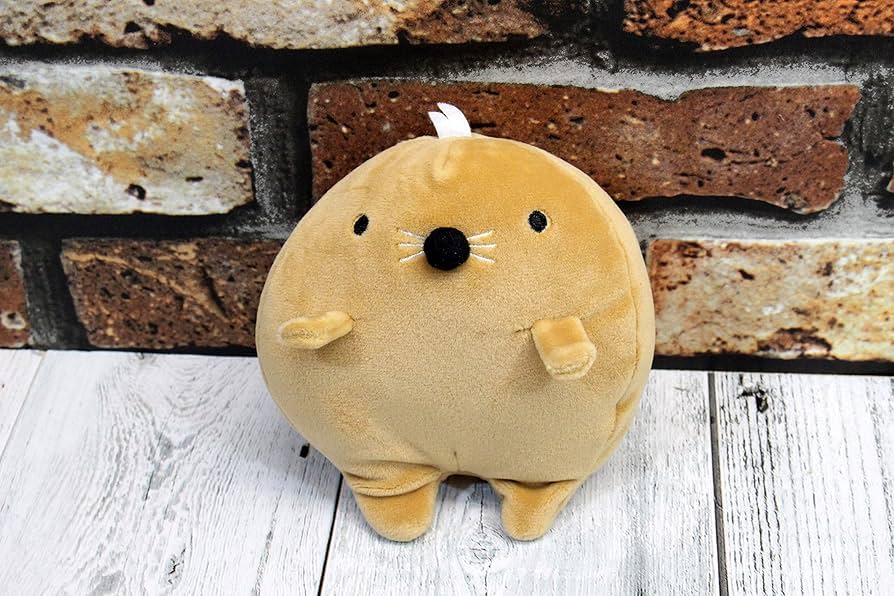 Amazon.co.jp: シナダ てのり フモフモさん もぐぐ 茶 : 文房具